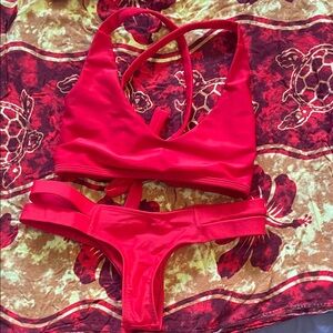 Pakaloha Vibrant Red Swimsuit